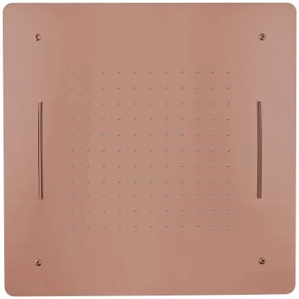 Верхний душ 2-х позиционный Boheme Uno Copper Brushed, 428-CB