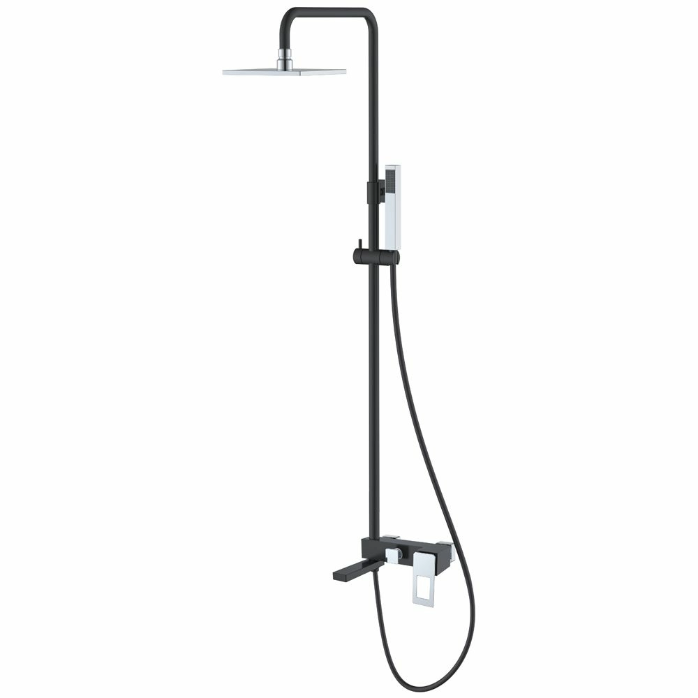 Стойка для душа Boheme Q Black/Chrome, 148-BCR