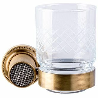 Стакан настенный Boheme Royale Cristal Bronze, 10924-BR