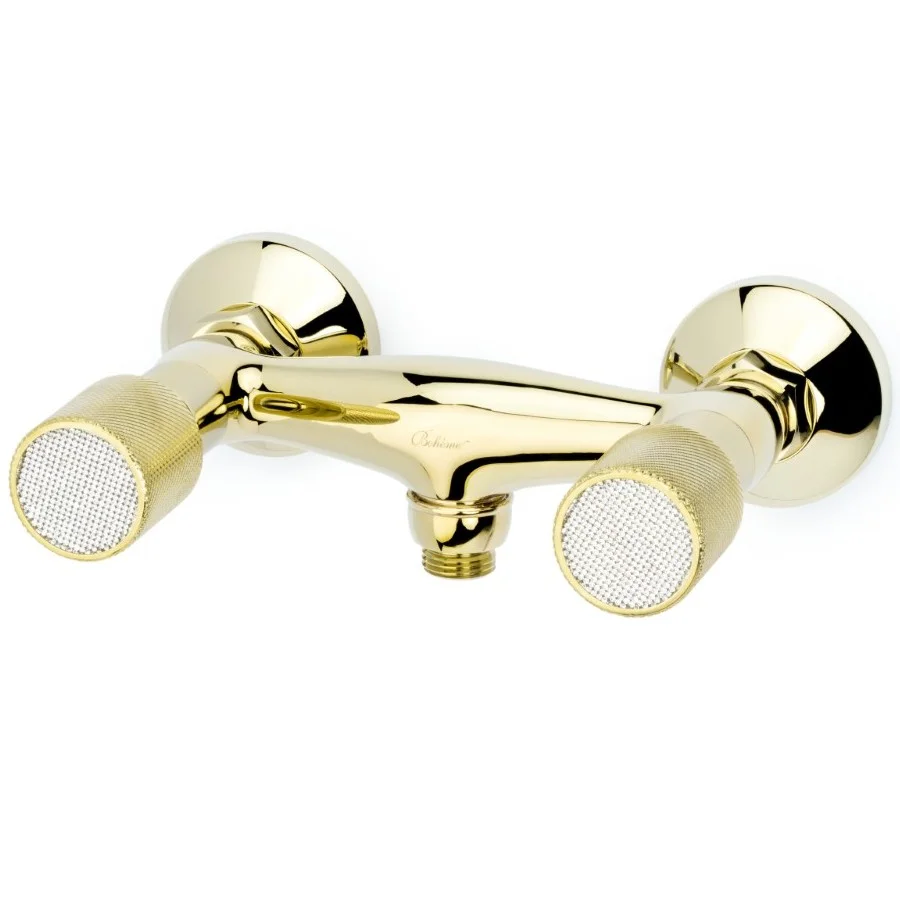Смеситель для душа Boheme Royal Crystal Gold, 294