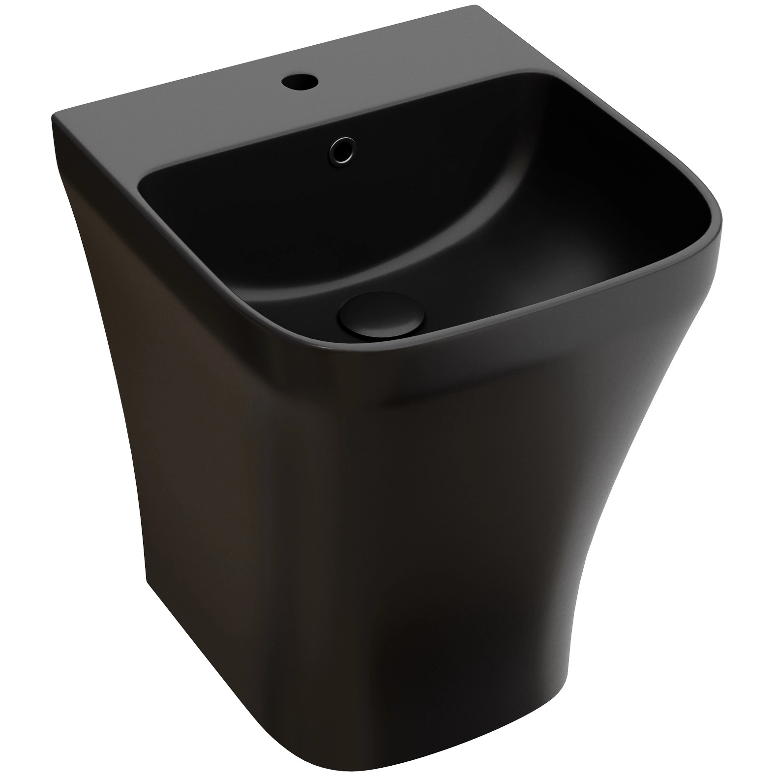 Раковин моноблок подвесная CeramicaNova Dion 36.5x40.6, CN6067MB