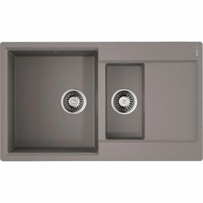 Кухонная мойка Omoikiri Daisen 86-2-GR (leningrad grey), 4993475