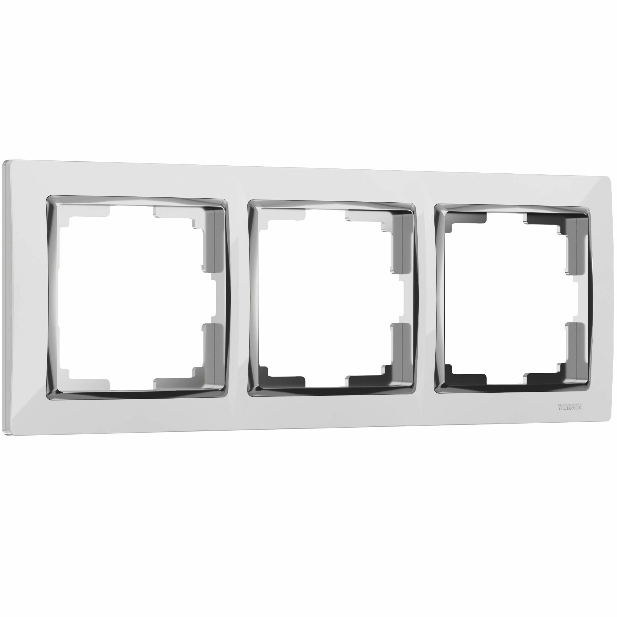 Рамка на 3 поста Werkel Snabb W0031901 (белый/хром)