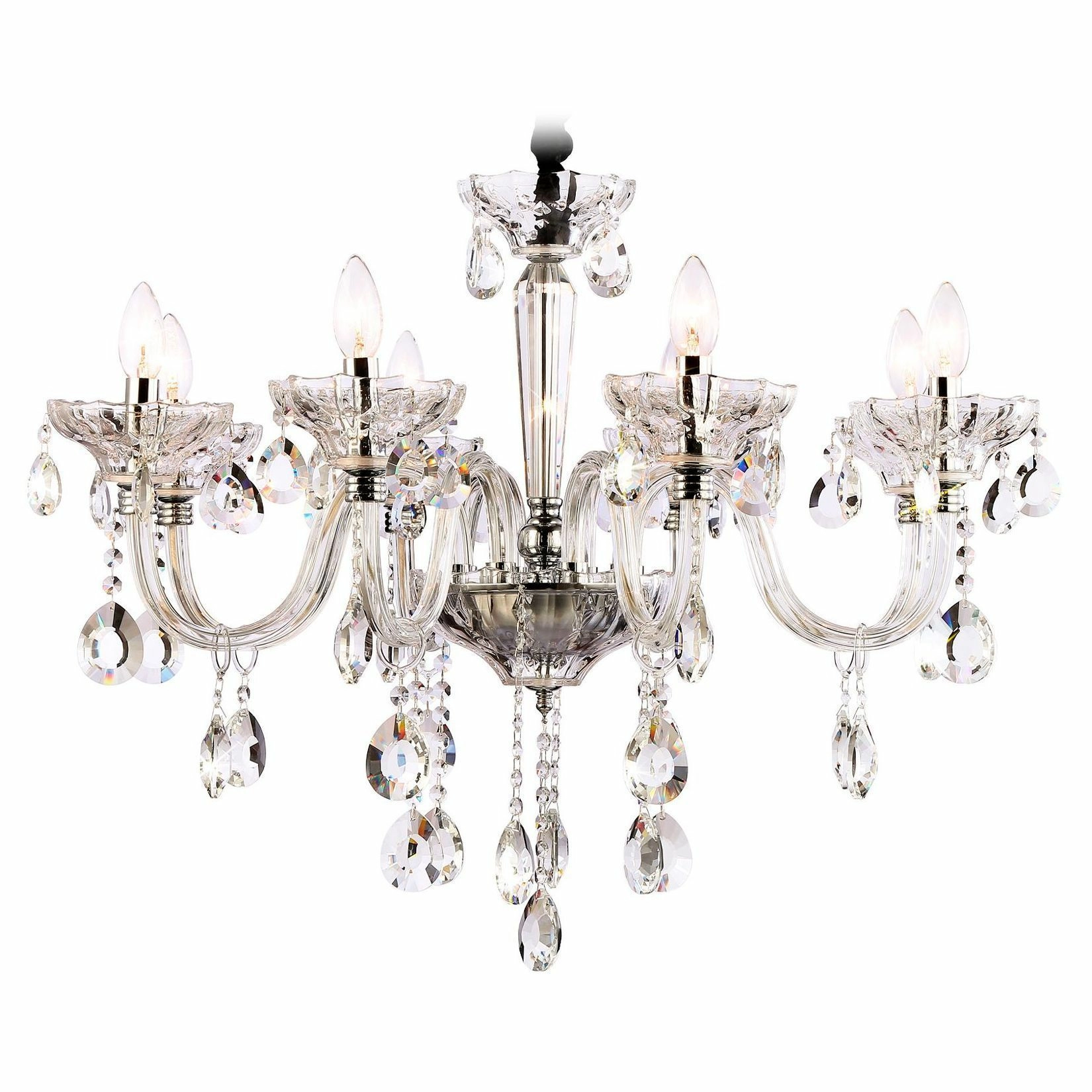 Подвесная классическая люстра с хрусталем Ambrella Traditional Classic, TR4906
