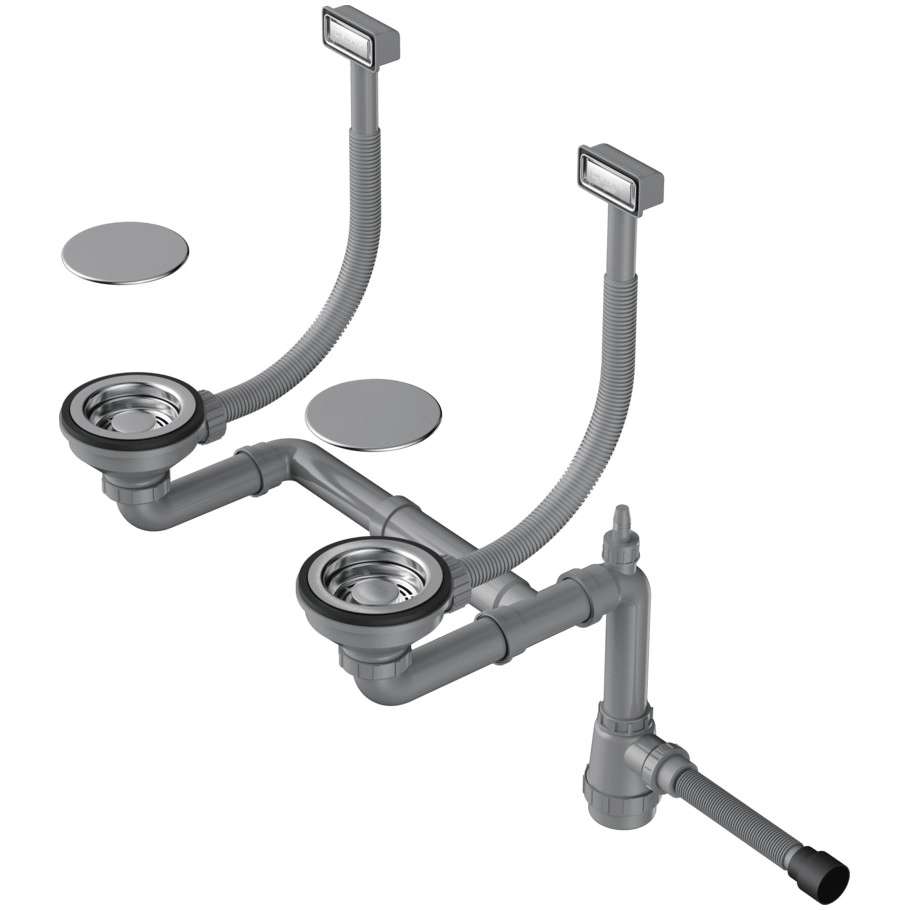 Арматура для двухчашевых моек Omoikiri WK-2C IN, 4956476