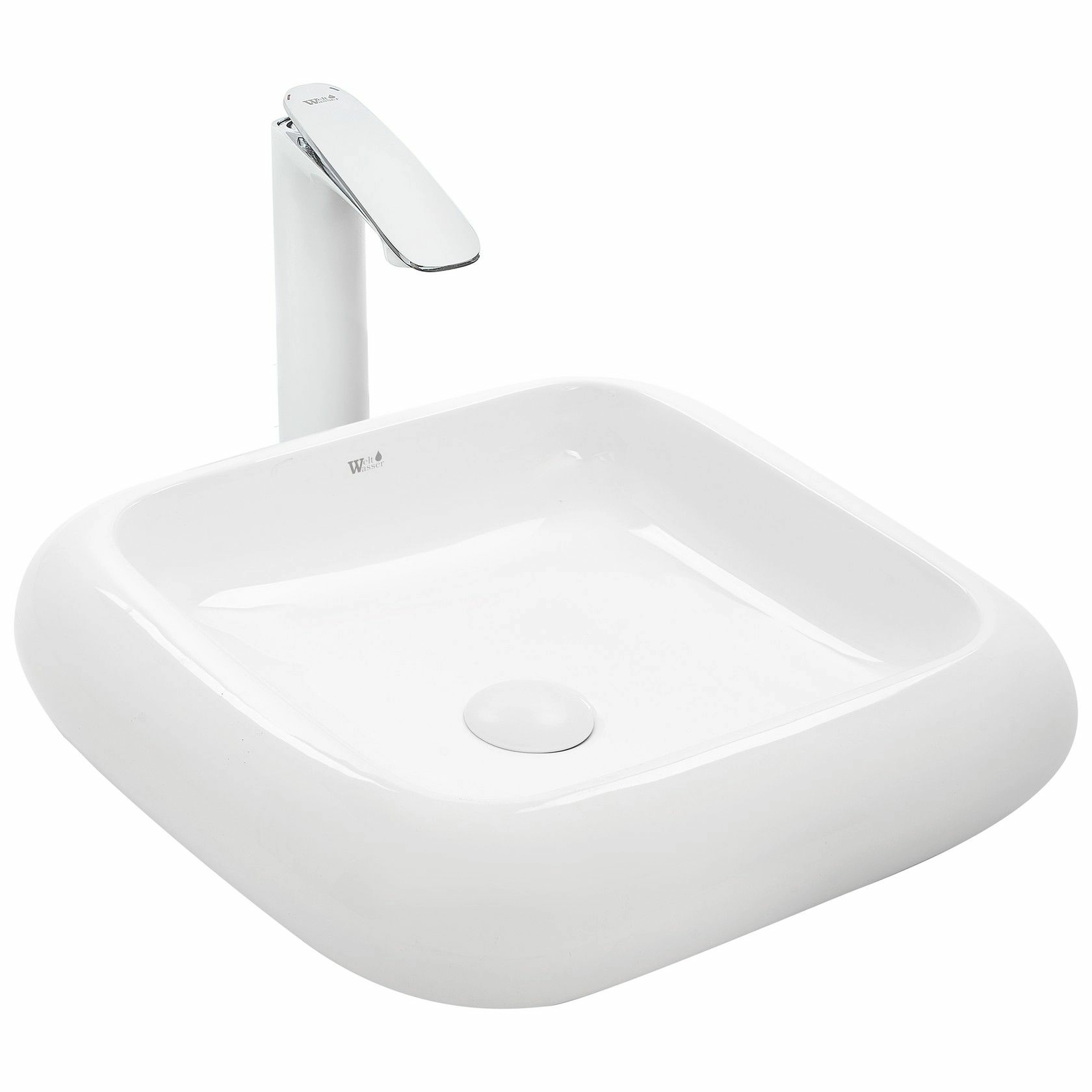 Раковина накладная WeltWasser 48x48, WW ELBACH 3061