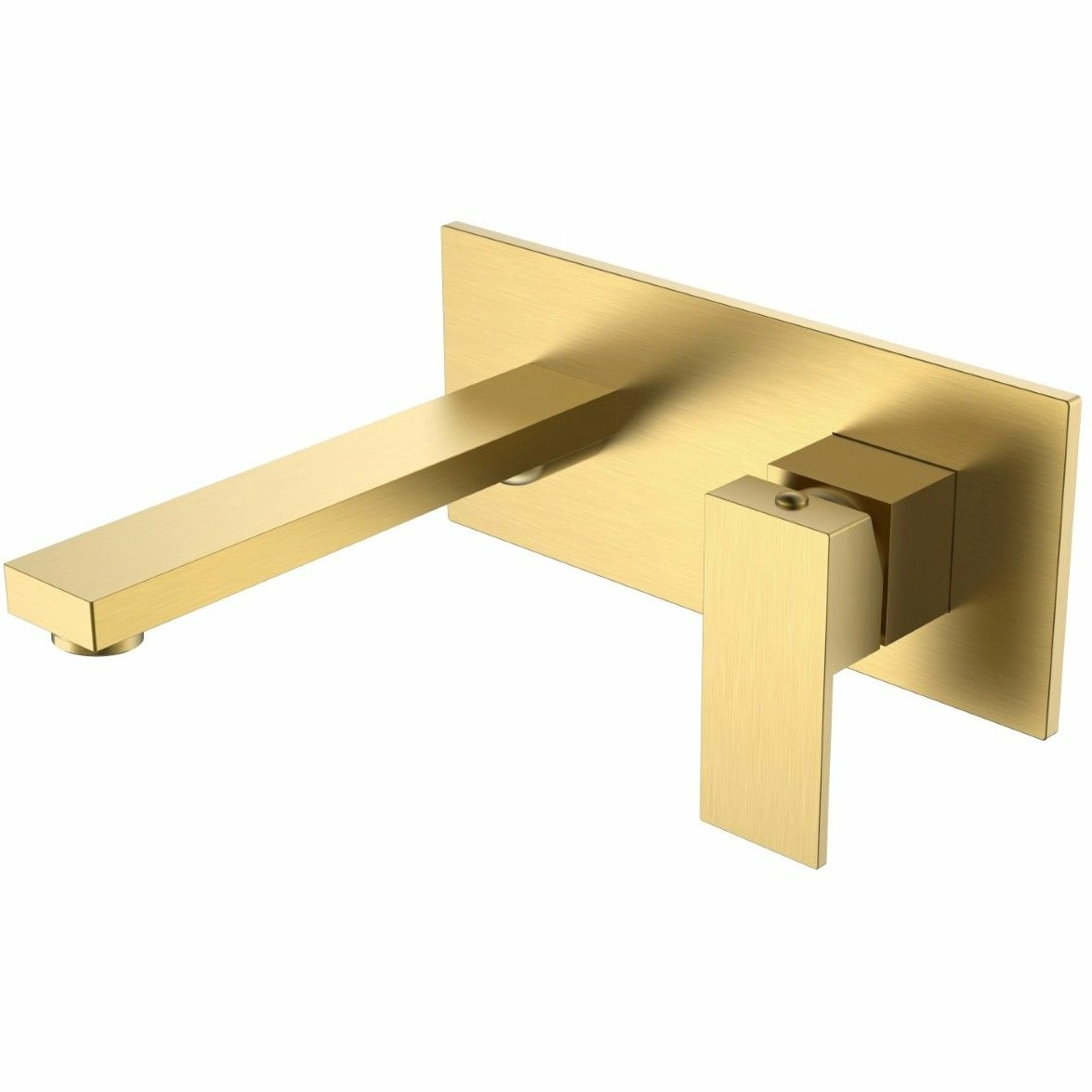 Смеситель для умывальника Boheme Qubic Matt Gold, 475-MG