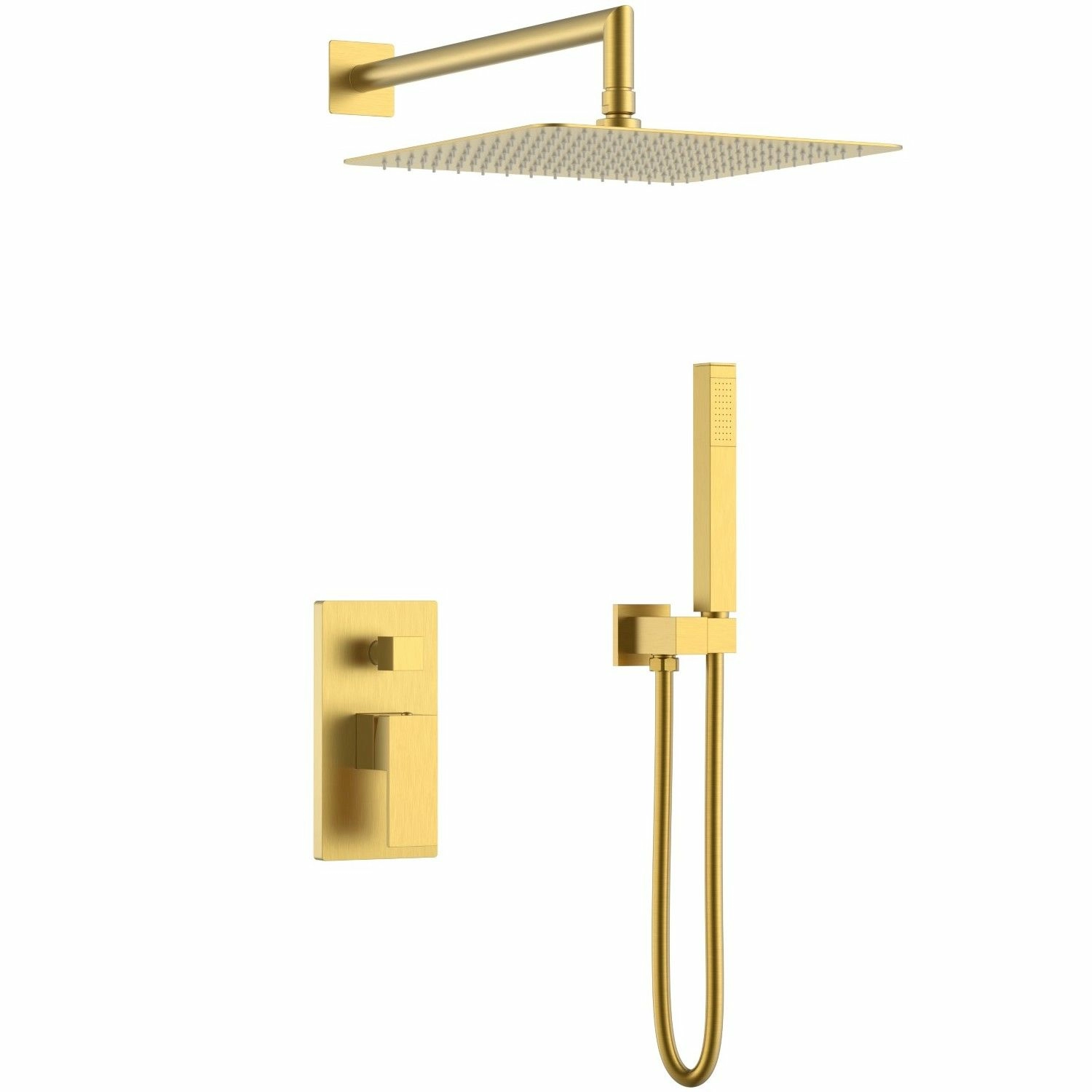 Душевая система Boheme Qubic Matt Gold, 474-3-MG