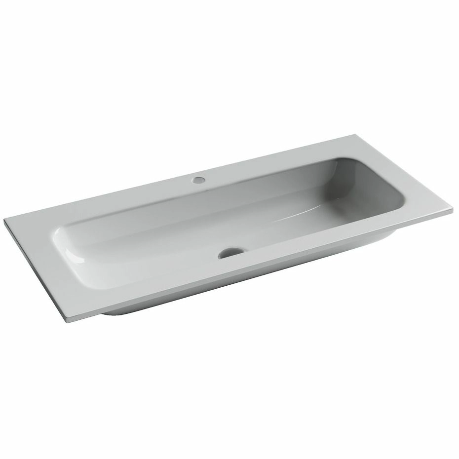 Умывальник накладной прямоугольный CeramicaNova Element 101x45.7, CN7013