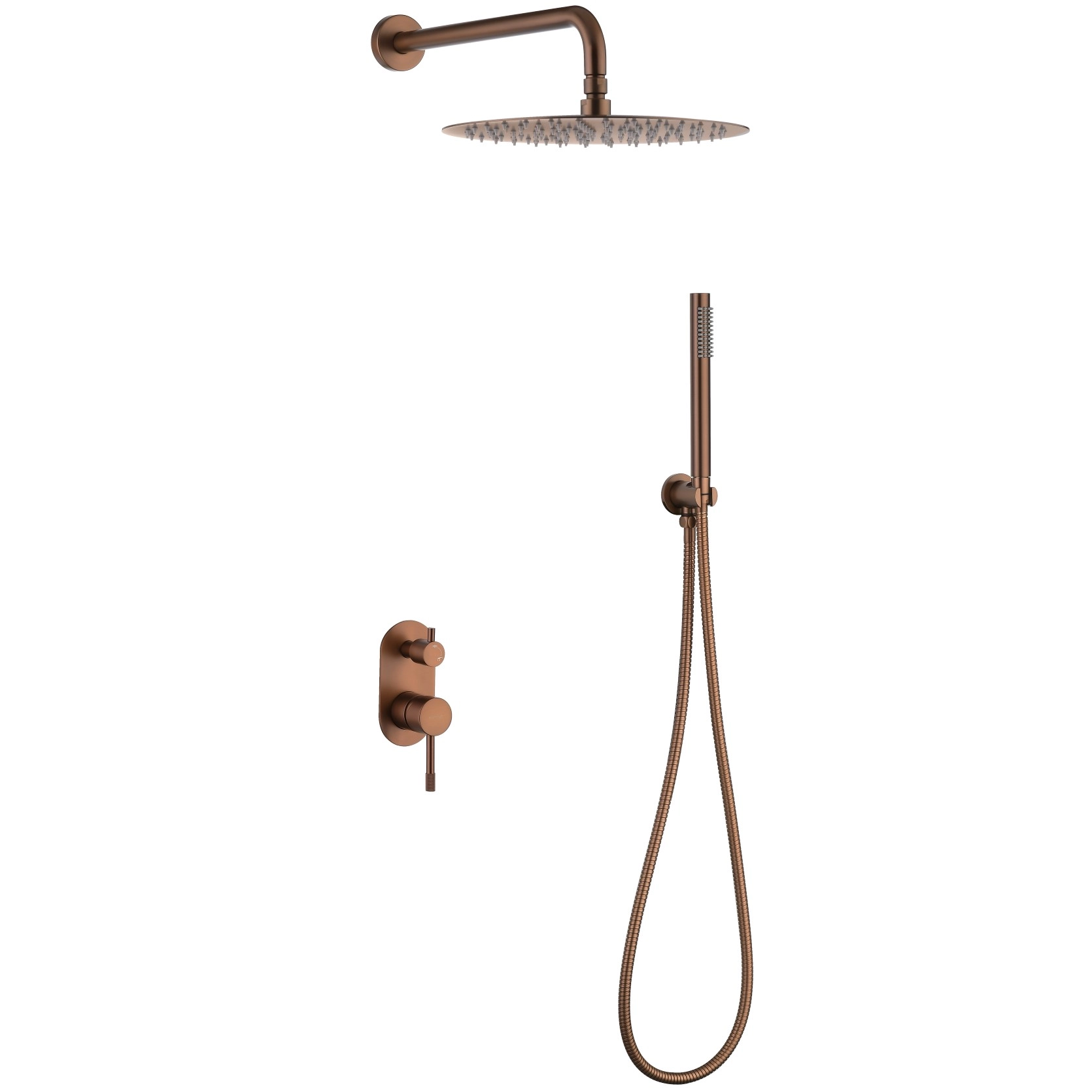 Душевая система Boheme Uno Bronze Brushed, 464-BRB