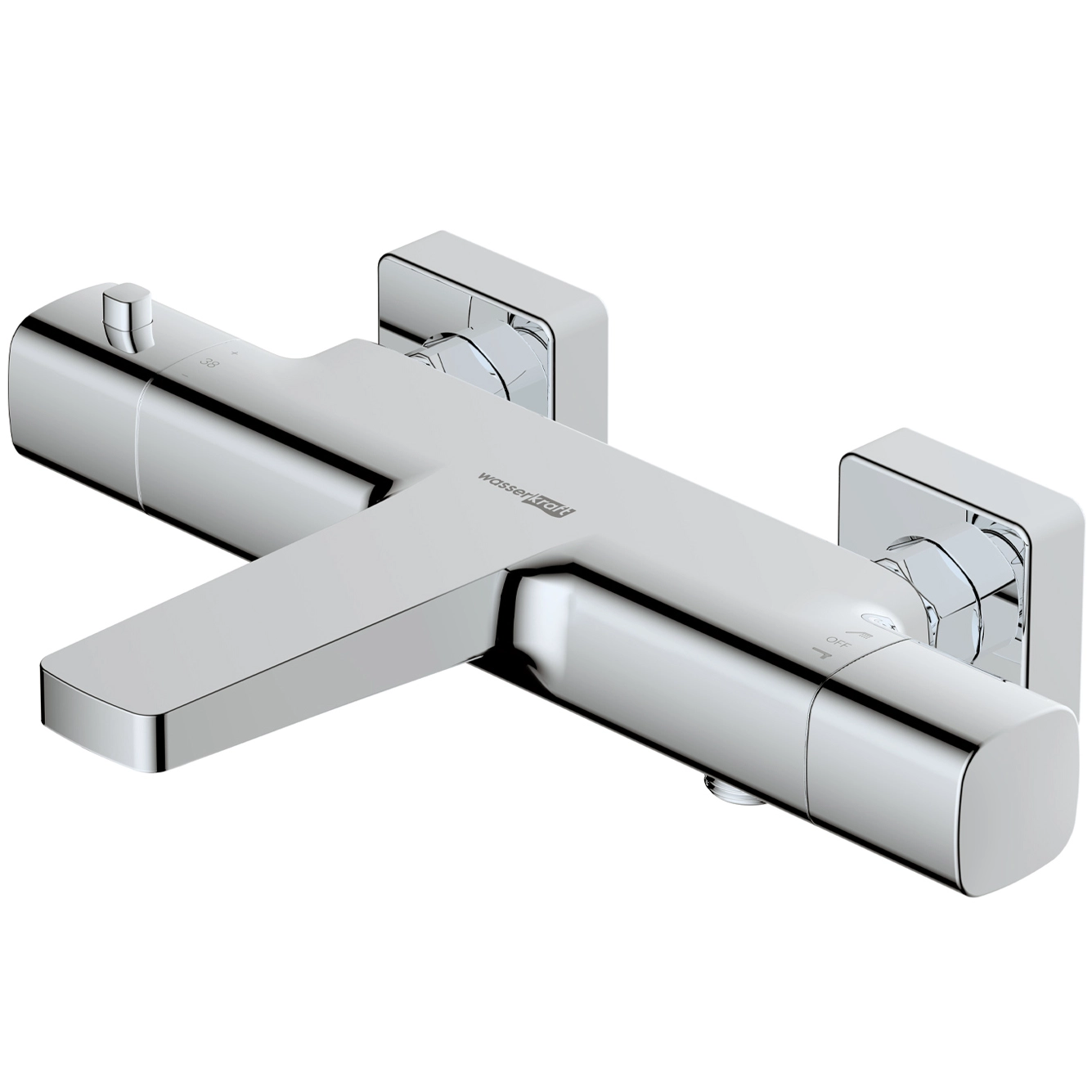 Термостатический смеситель для ванны asserKRAFT Naab, 8611 Thermo