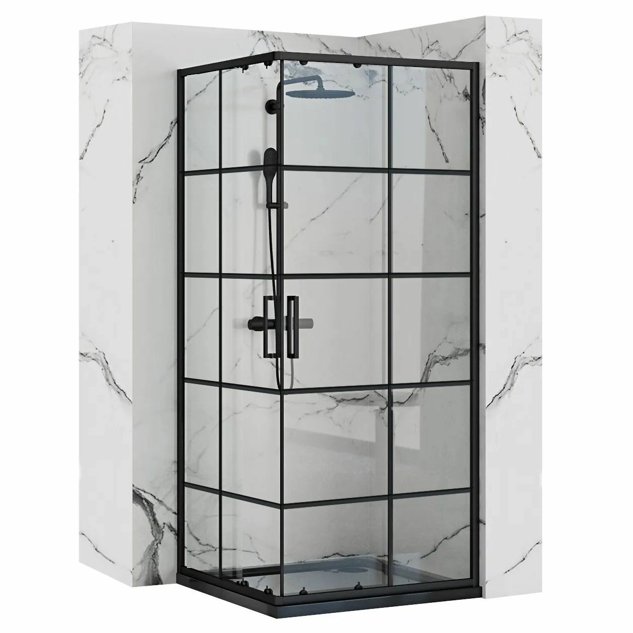 Душевой уголок Rea Concept Black