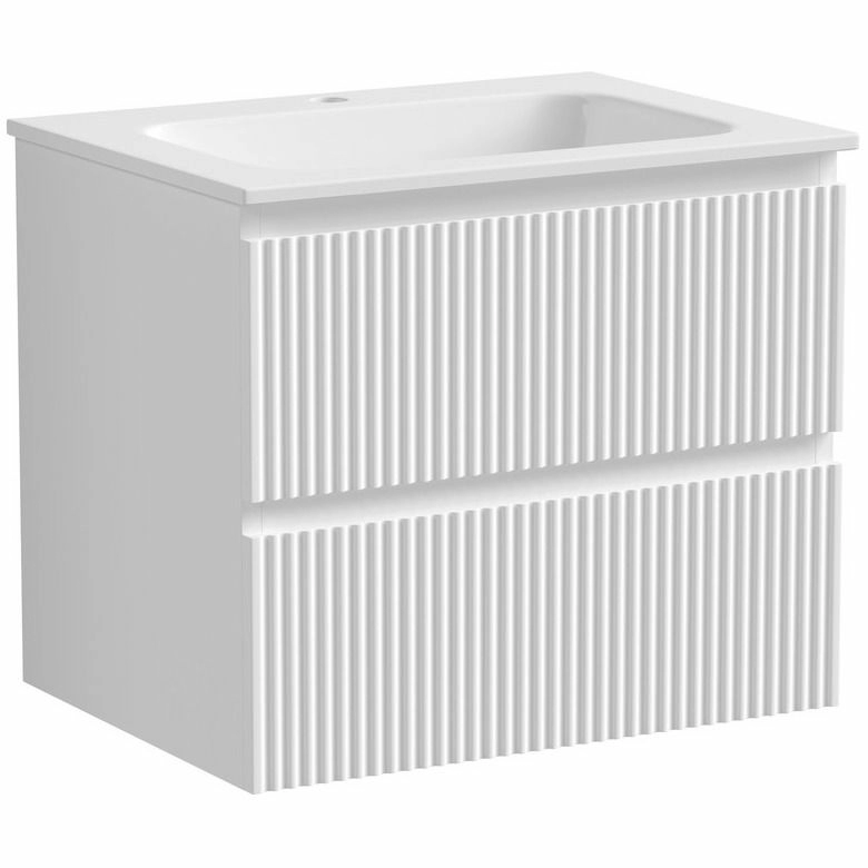 Тумба подвесная Sancos Snob R Bianco 60/80/100