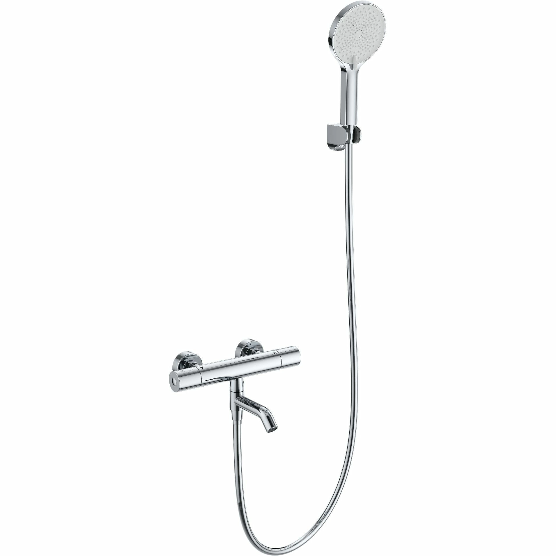 Смеситель для ванны с душем и термостатом Wonzon & Woghand хром, WW-B3013-A1-CR