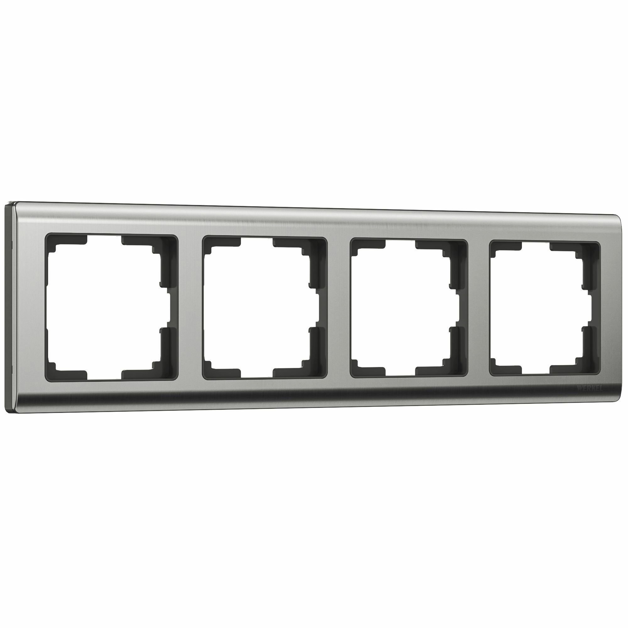 Рамка на 4 поста Werkel Metallic W0041602 (глянцевый никель)