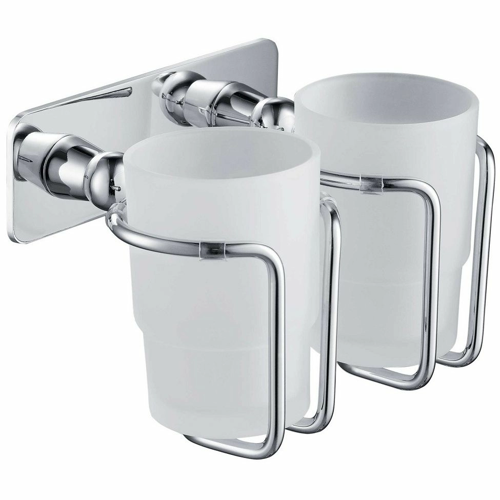 Стакан для зубных щеток двойной Timo Nelson Chrome, 150032/00