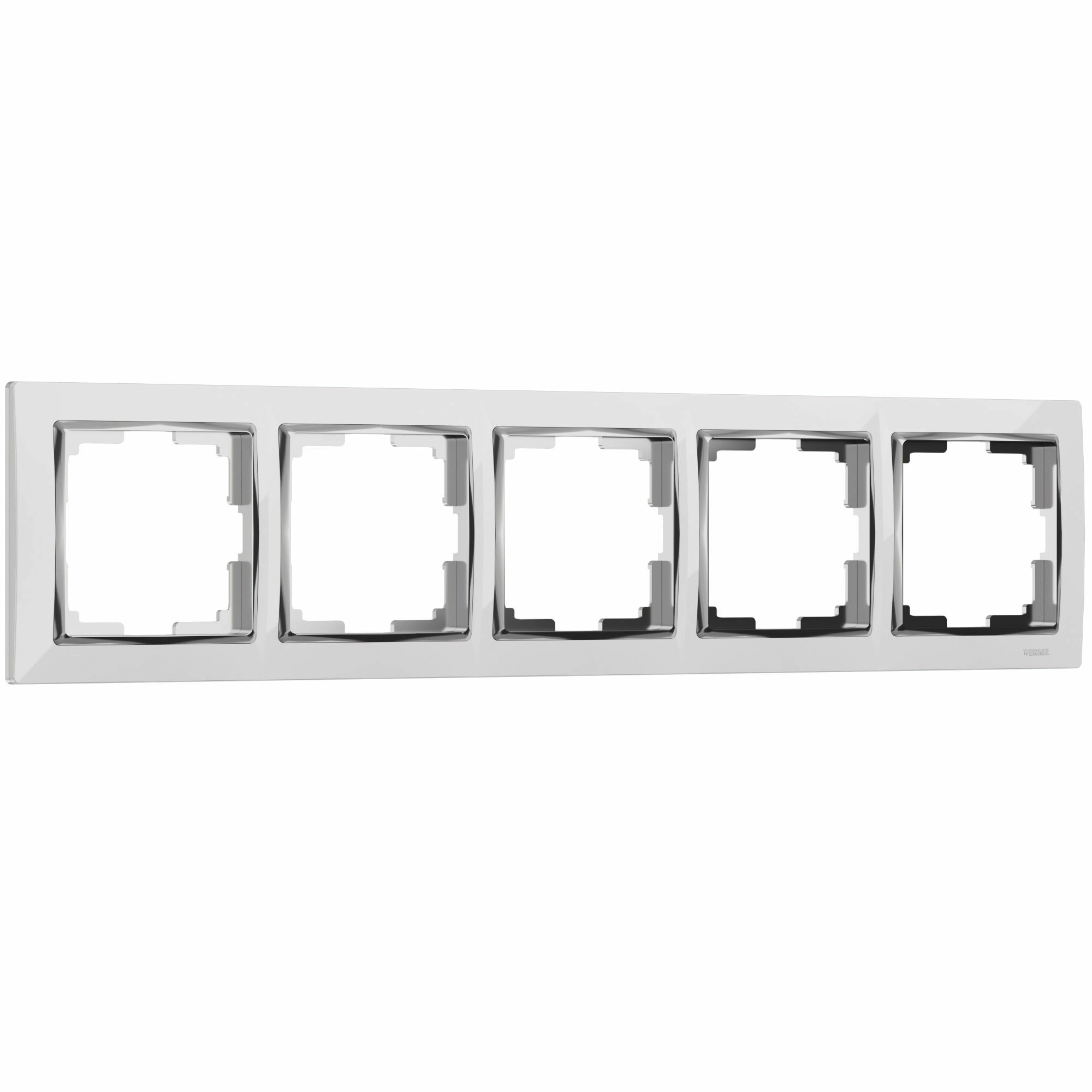Рамка на 5 постов Werkel Snabb W0051901 (белый/хром)