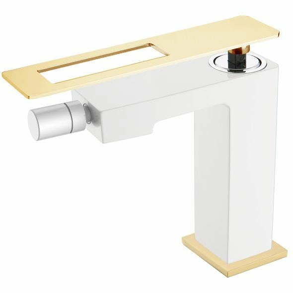 Смеситель для биде Boheme Q White/Gold, 146-WG