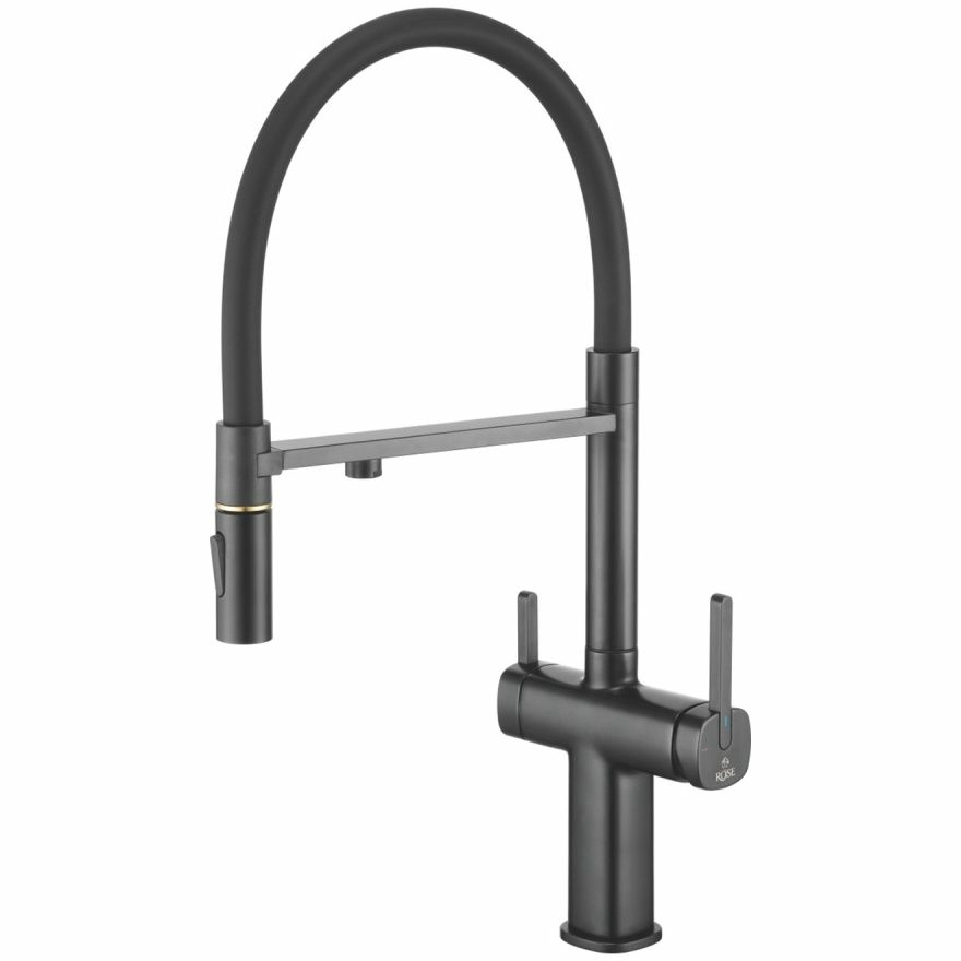 Смеситель для кухни с гибким изливом и магнитом под фильтр Rose, R358H