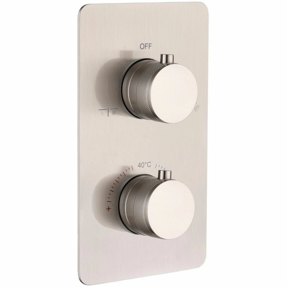 Смеситель встроенный с термостатом 2 выхода Boheme Cell Nikel Brush, 134-2-NB
