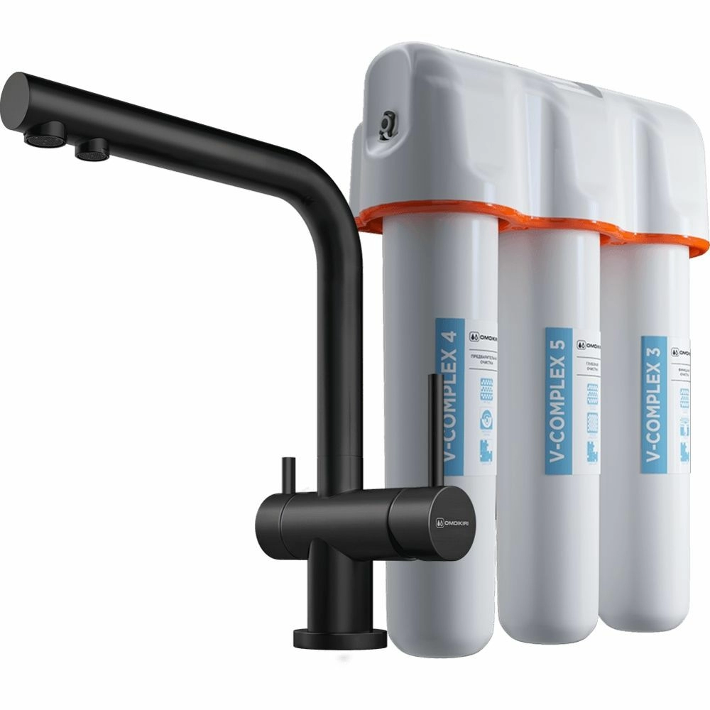 Кухонный смеситель Omoikiri Nagano-GB + Pure drop Lite, 4284.8028