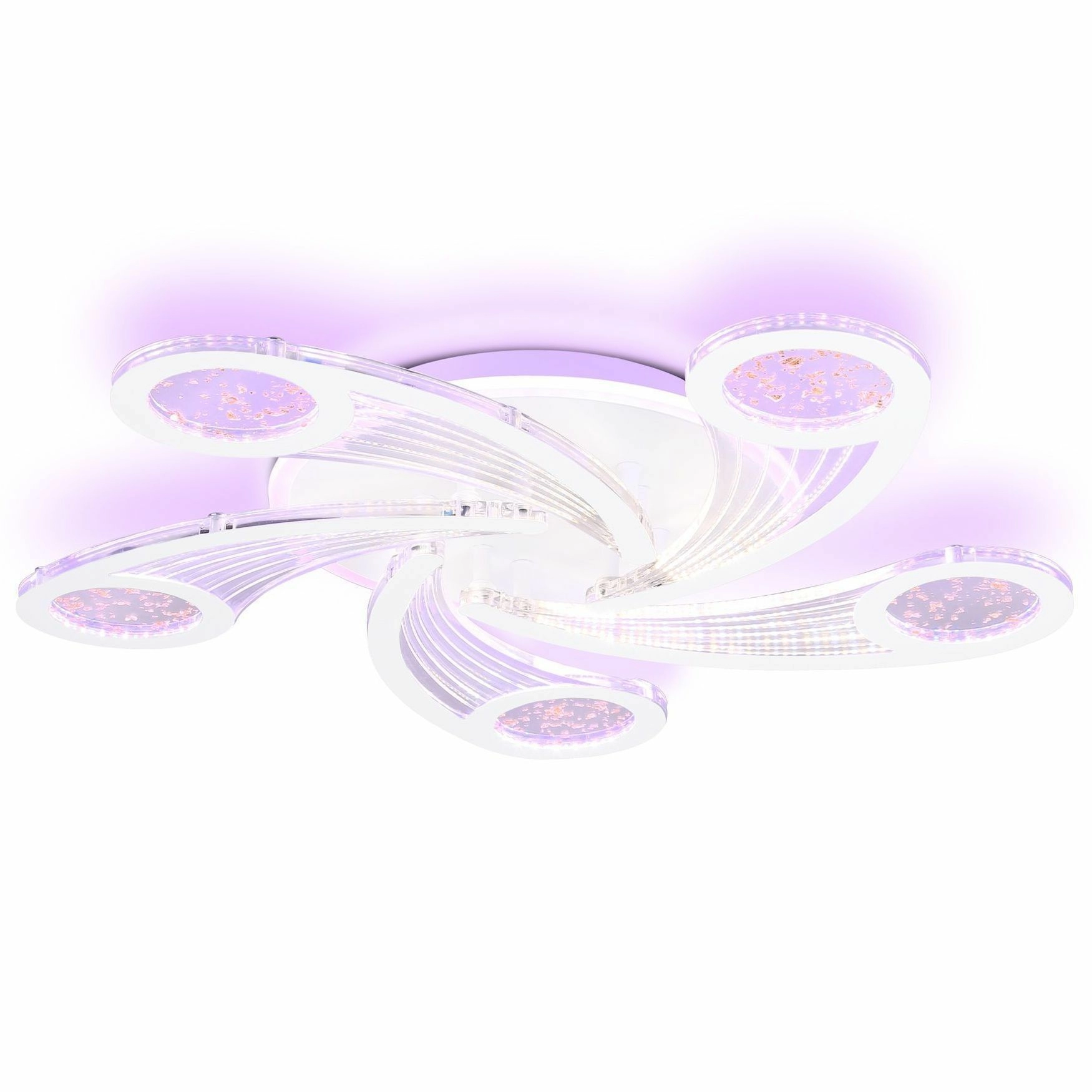 Потолочный светодиодный светильник с пультом Ambrella Acrylica Original, FA4476