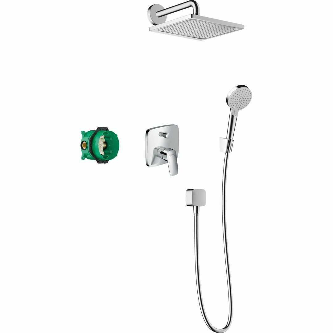 Душевая система скрытого монтажа Hansgrohe Crometta E 240 1jet, 27957000