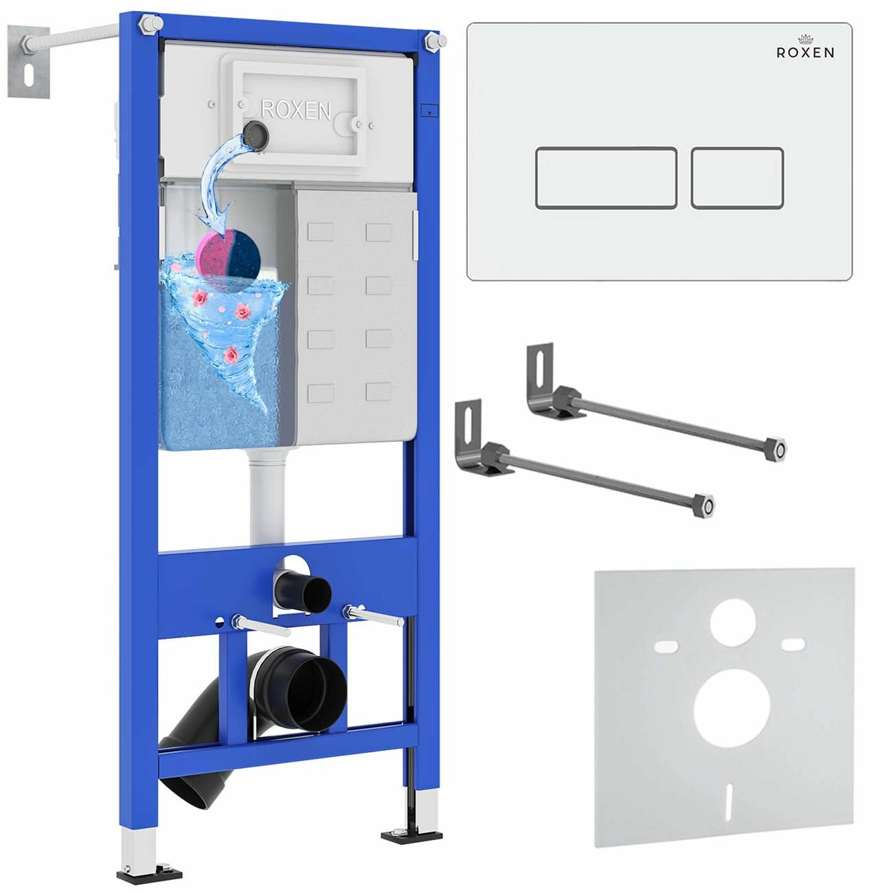 Комплект 4 в 1 Roxen StounFix Dual Fresh, 833336