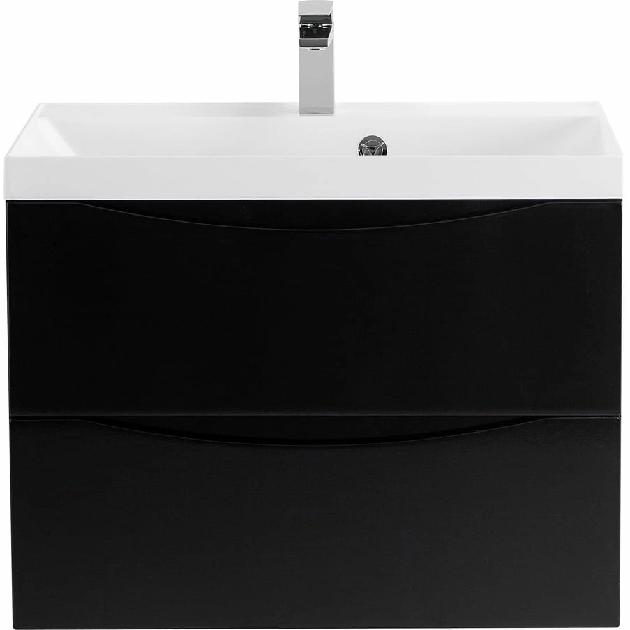 База под раковину подвесная BelBagno Marino 60/70/80/90/100/110/120 Nero Lucido