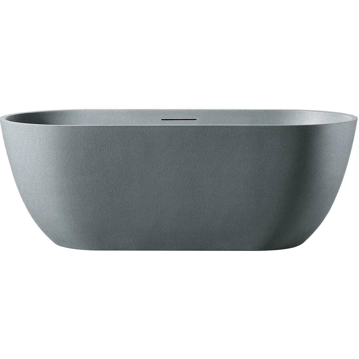 Ванна из искусственного камня Altrobagno Бруна (Bruna) 170x75, ALTROBAGNOBruna090202GraniteGray