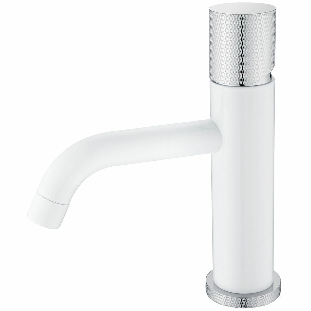 Смеситель для умывальника Boheme Stick Touch White/Chrome, 121-WCR.2