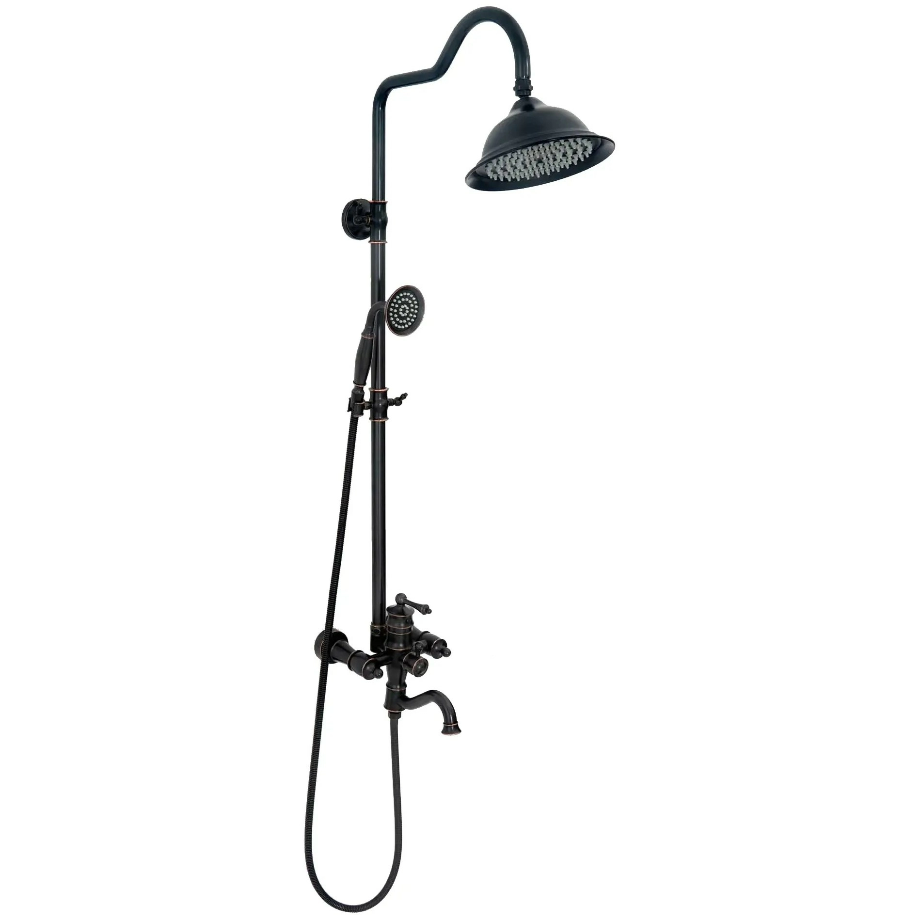 Душевая система Rea Vintage Old Black, REA-P2367