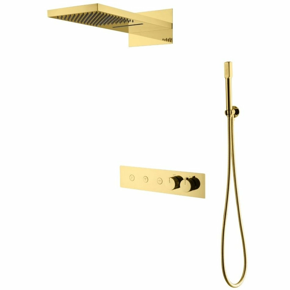 Встроенная душевая система Boheme Fusion Gold, 131-G
