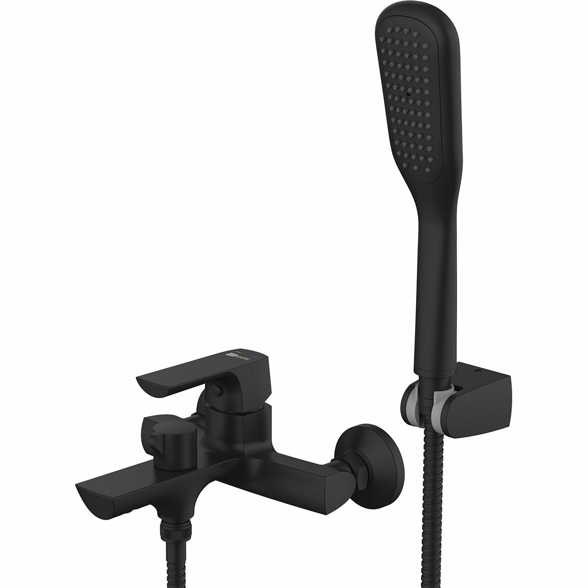Смеситель для ванны с монолитнымизливом Lemark Ursus, LM7214BL