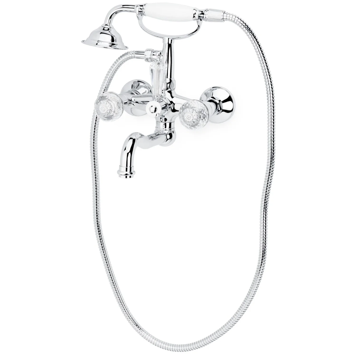Смеситель для ванны Boheme Flora Chrome, 273