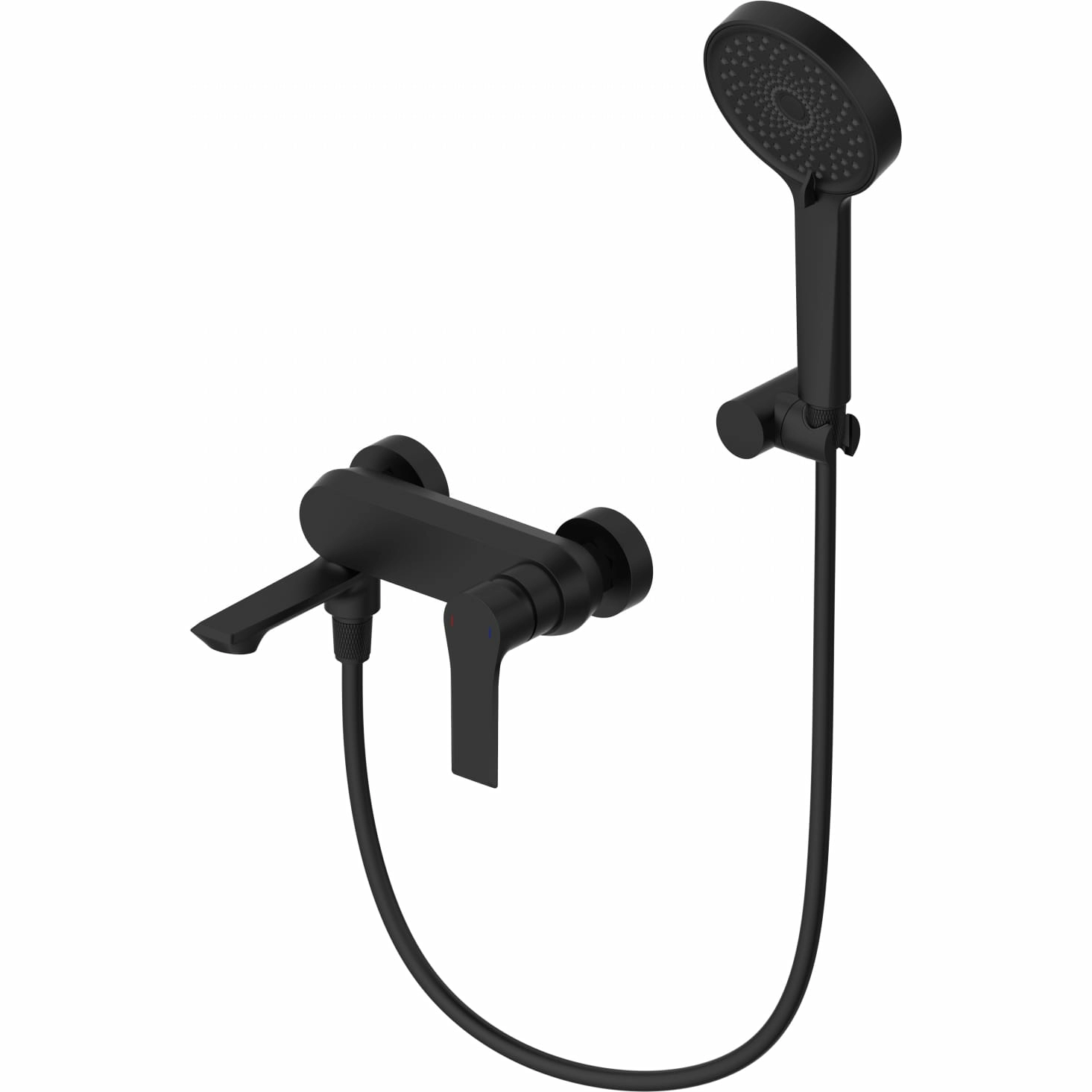 Смеситель для ванны с душем Wonzon & Woghand черный матовый, WW-88037079-MB