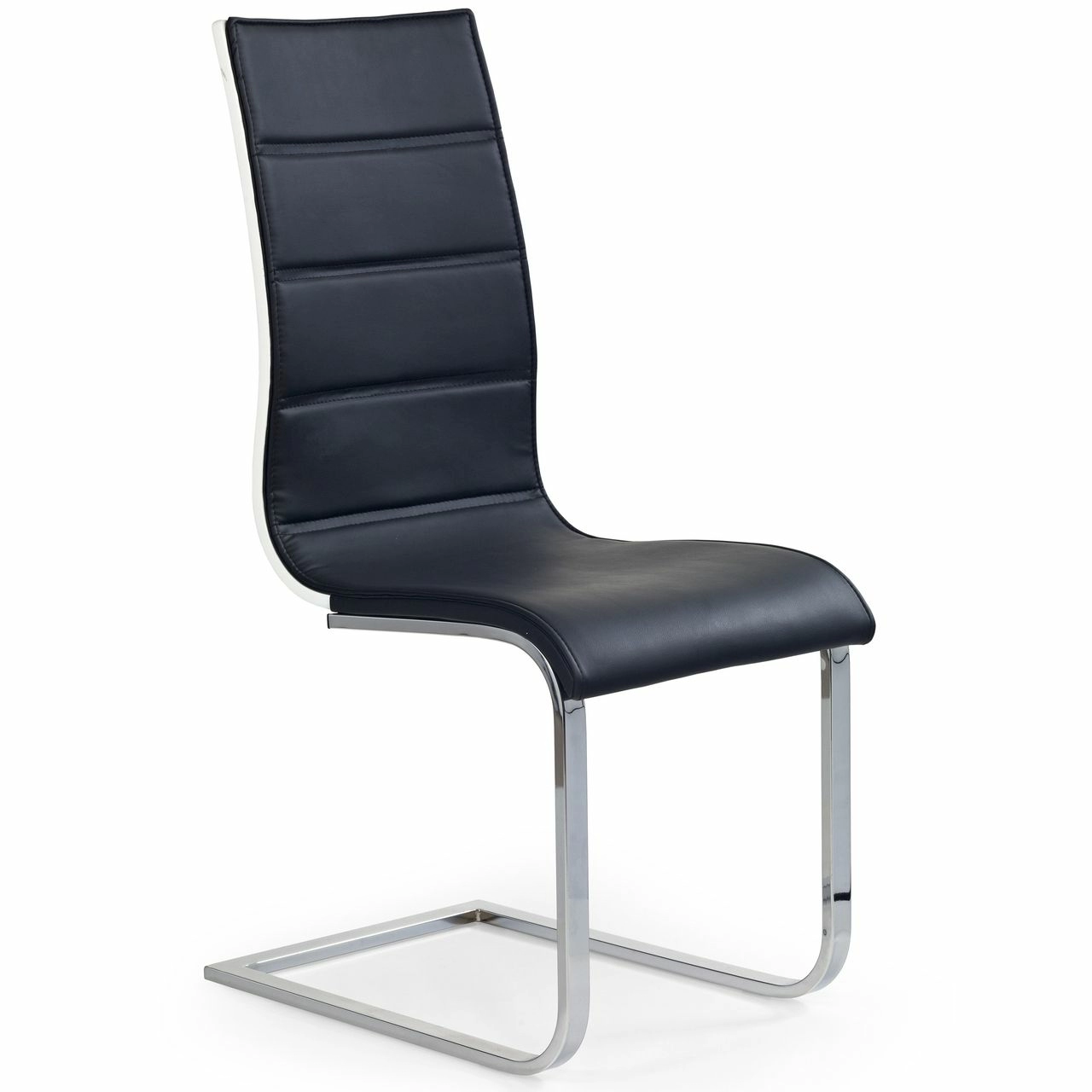 Стул Halmar K104 черно-белый, V-CH-K/104-KR-CZARNY/BIALY-EKO