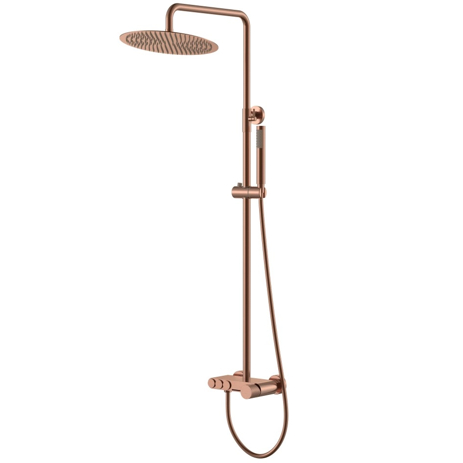 Стойка для душа Boheme Stick Touch Copper Brushed, 128-CB.2