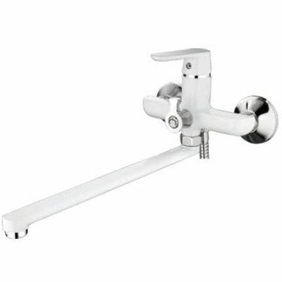 Смеситель для ванны белый Ledeme L2277W