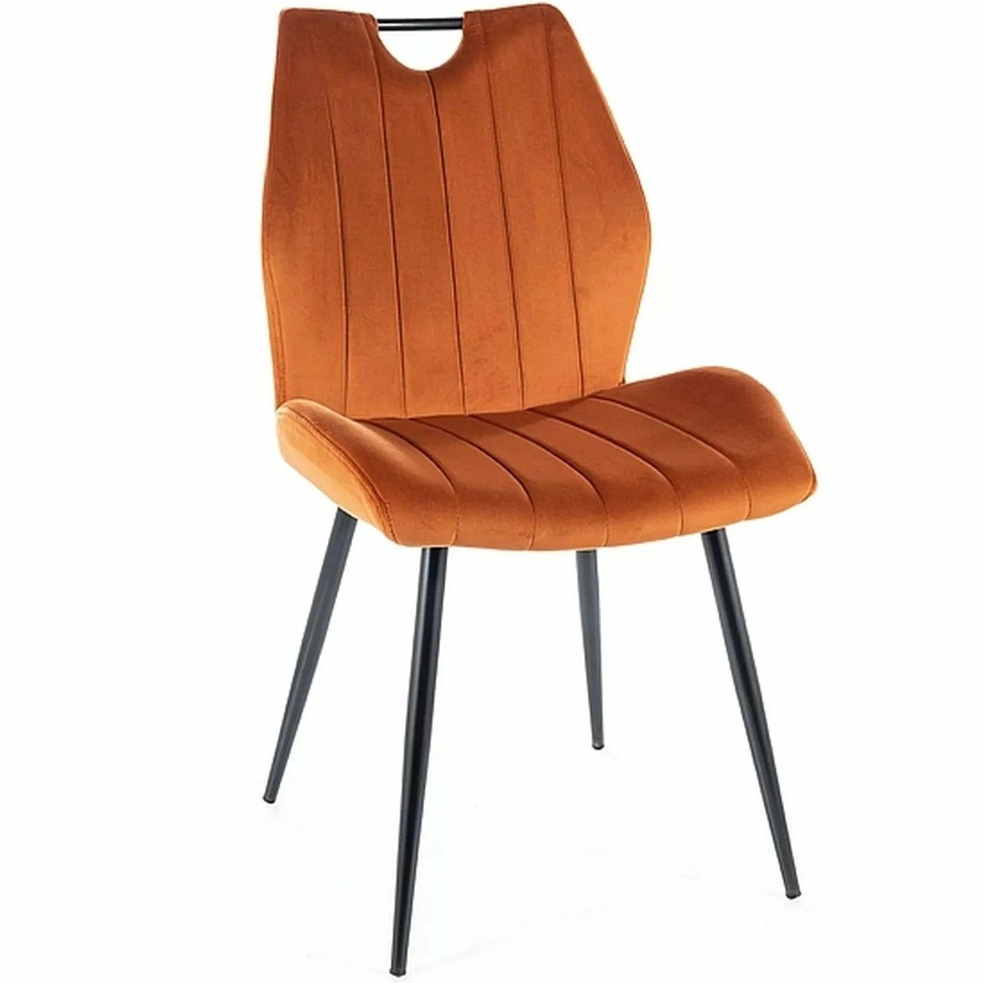 Стул Signal Arco Velvet Bluvel 4215 корица/черный, ARCOVCCY