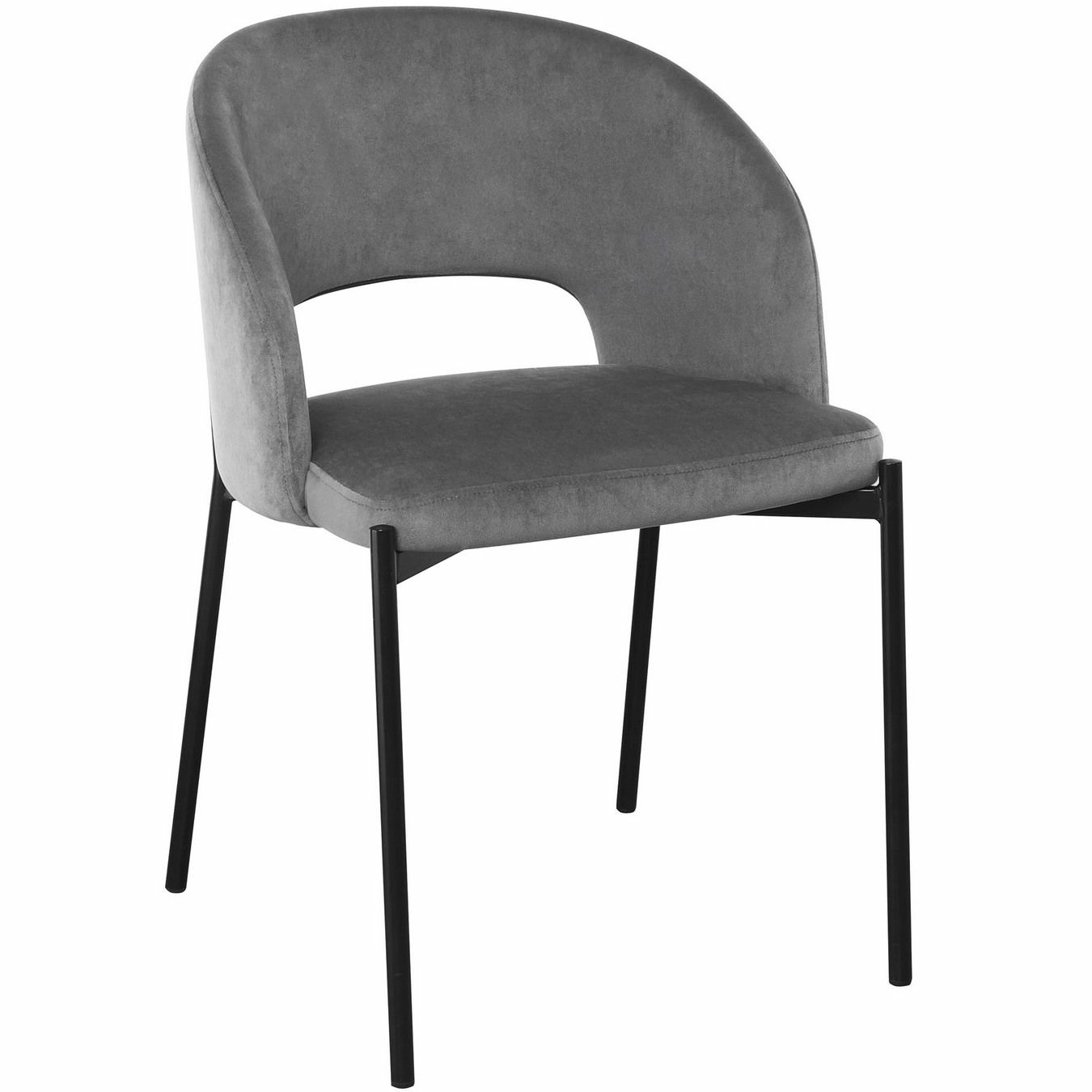 Стул Halmar K455 серый/черный, V-CH-K/455-KR-POPIELATY