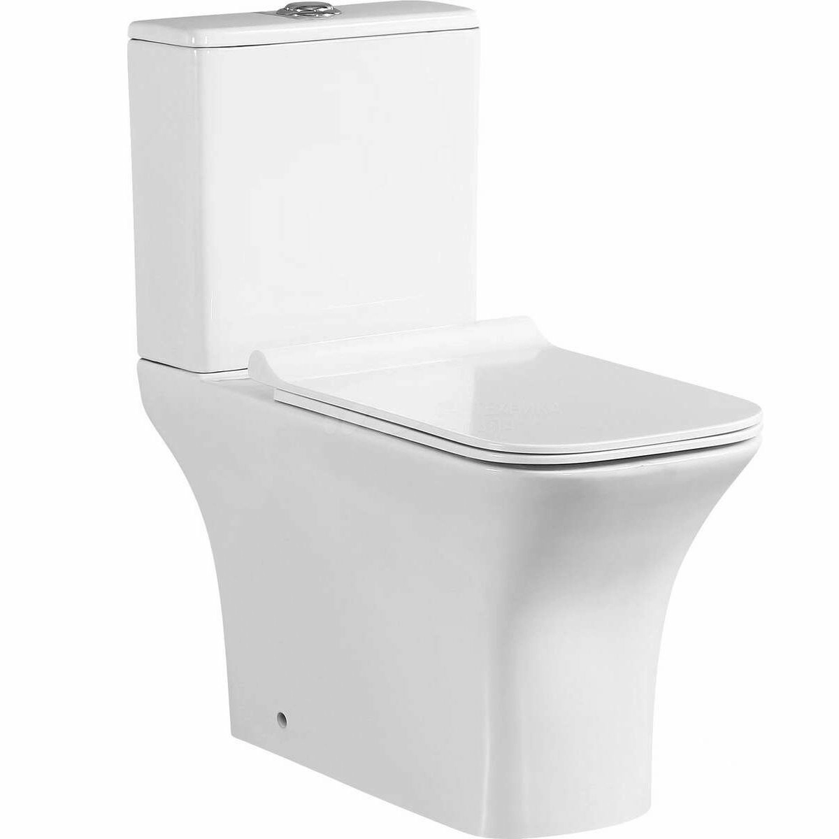 Унитаз напольный безободковый Santiline, SL-5023