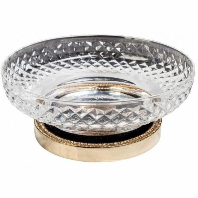 Мыльница Boheme Murano Cristal Gold, 10205