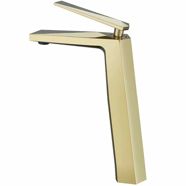 Высокий смеситель для умывальника Boheme Venturo Gold, 382