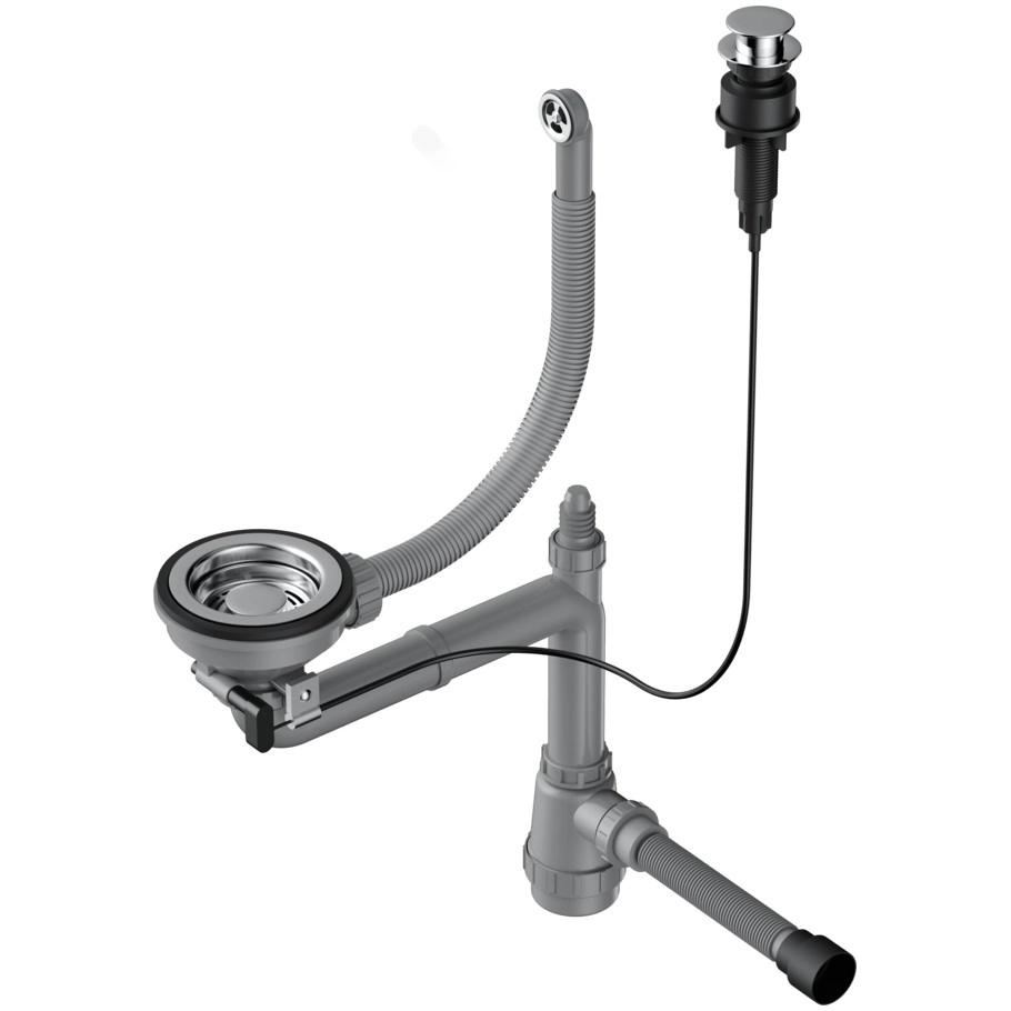Арматура для одночашевых моек Omoikiri WK-1-R-A IN, 4956164