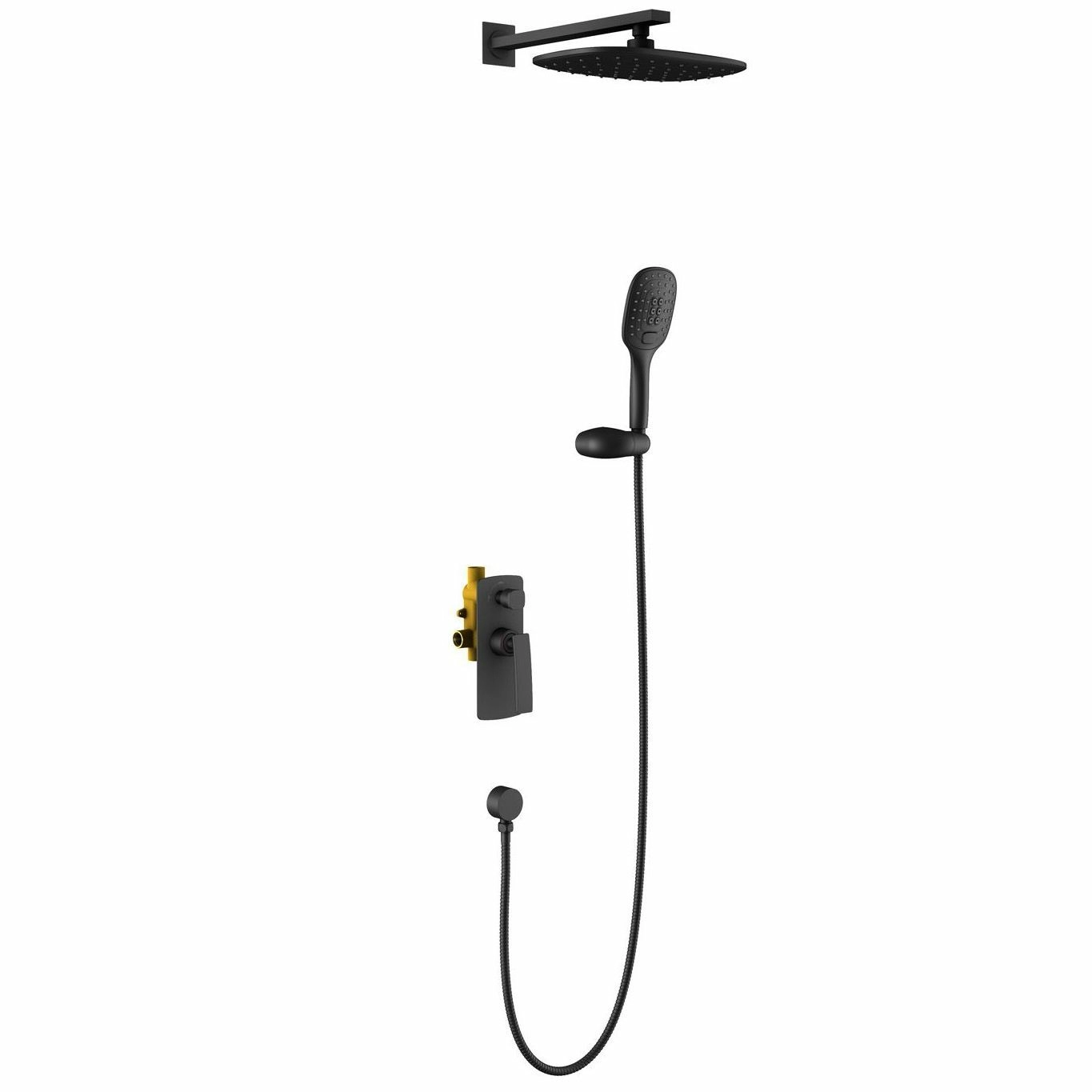 Душевая система Timo Helmi Black, SX-4069/03SM