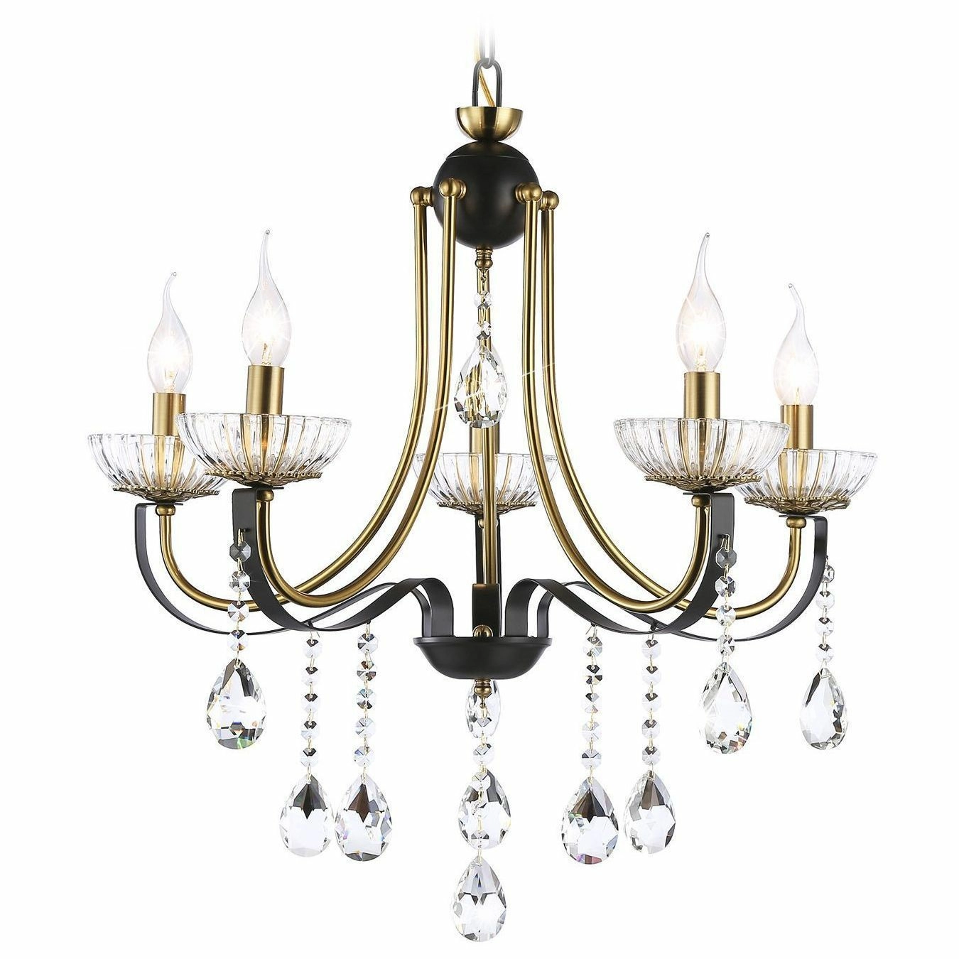 Подвесная люстра с хрусталем Ambrella Traditional Classic, TR4952