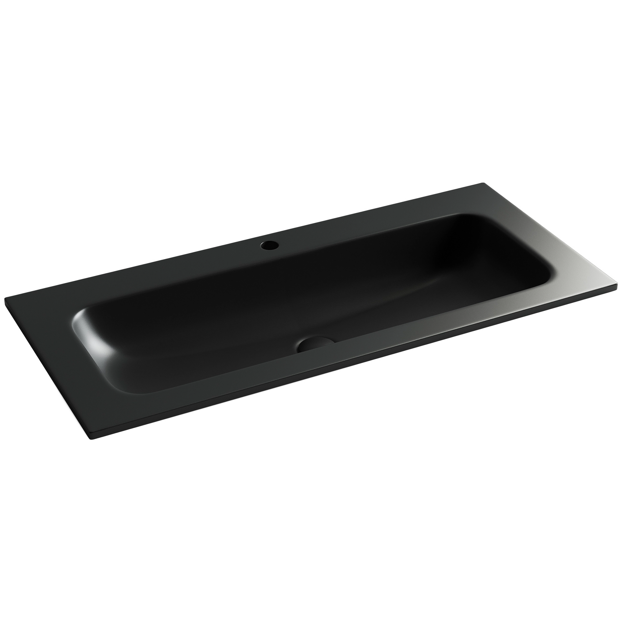 Умывальник накладной прямоугольный CeramicaNova Grace 101x45.7, CN7013MB