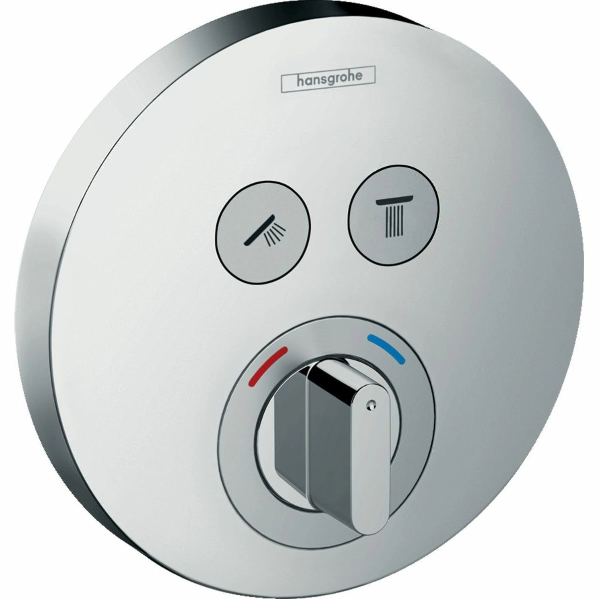 Смеситель скрытого монтажа Hansgrohe ShoerSelect для 2 потребителей, 15748000