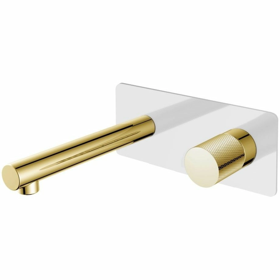 Смеситель встраиваемый Boheme Stick Touch White/Gold, 125-WG.2